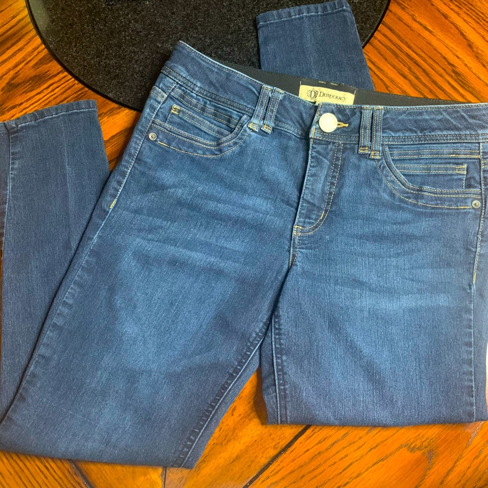 Democracy "Ab Technology" Ankle Length Skinny Jeans Size 8 EUC